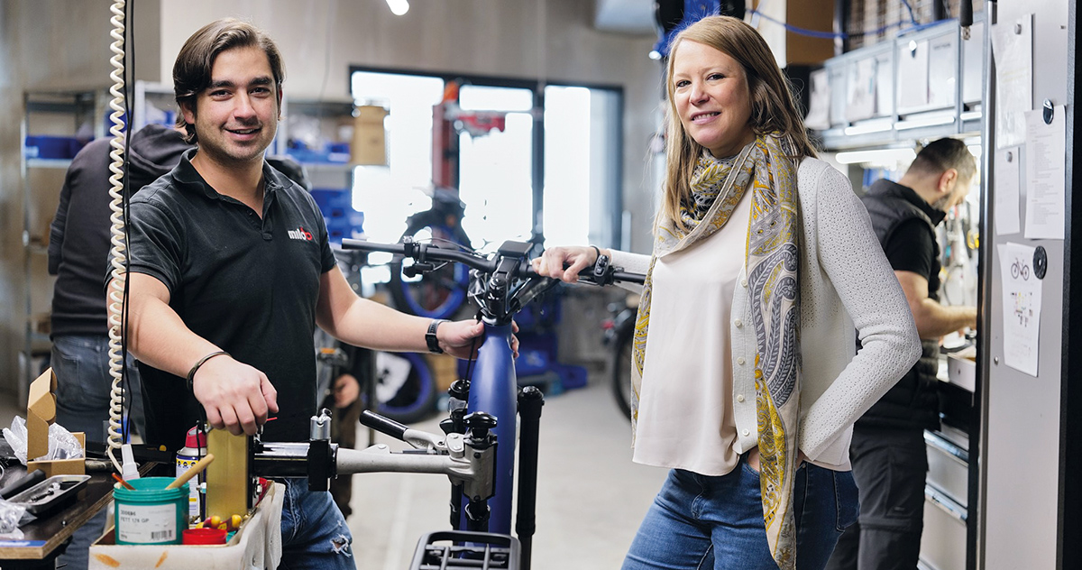 Daniel van den Berg et Anna Bory, cofondateurs de Miloo.