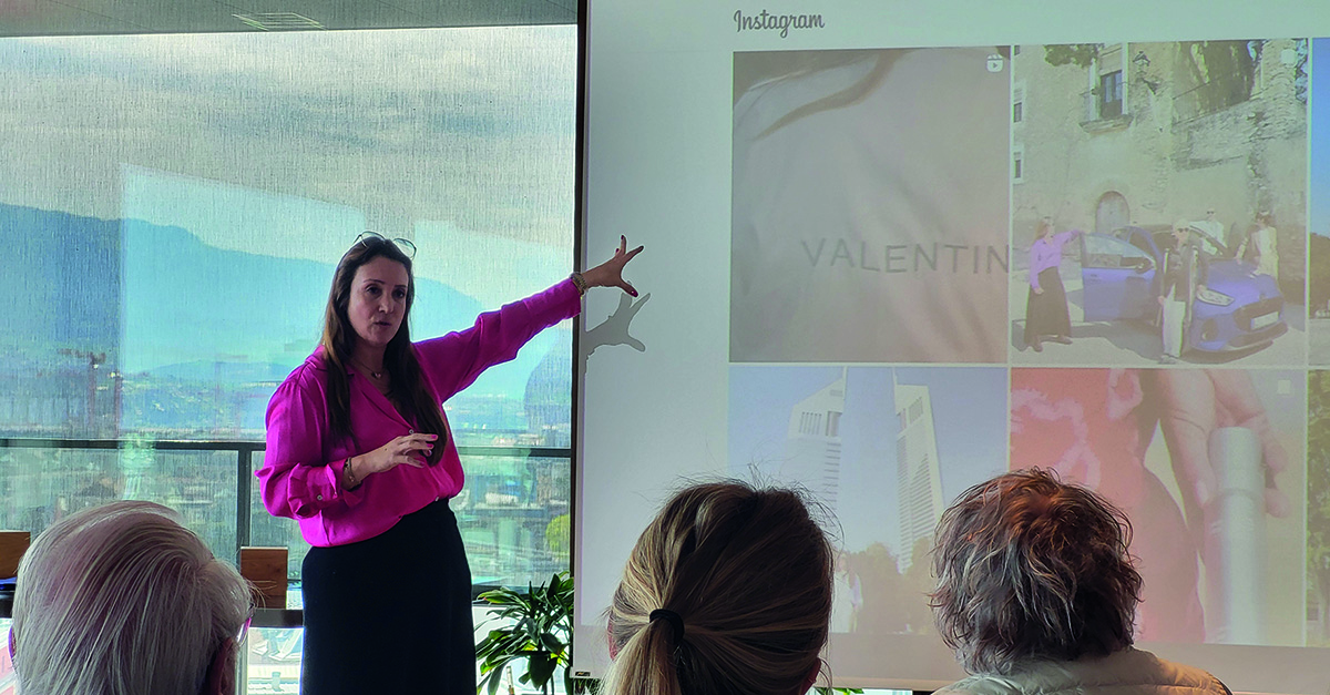 Valentina Voos était l'invitée de l'Union suisse des attachés de presse.