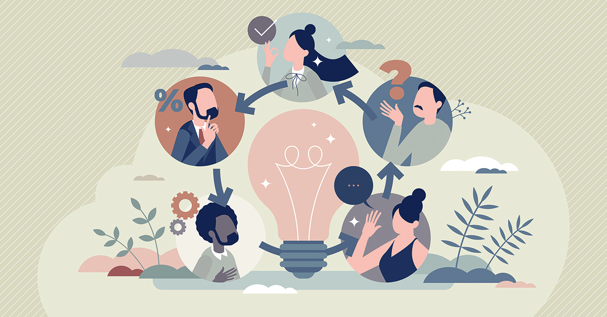 Associer les compétences de plusieurs individus peut permette de résoudre des problèmes complexes.