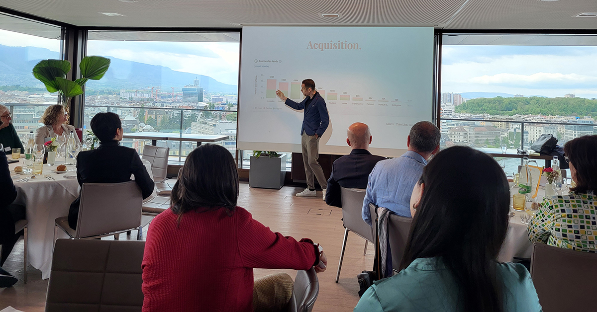 Dan Noël, expert en stratégie digitale et innovation, a passionné son auditoire.