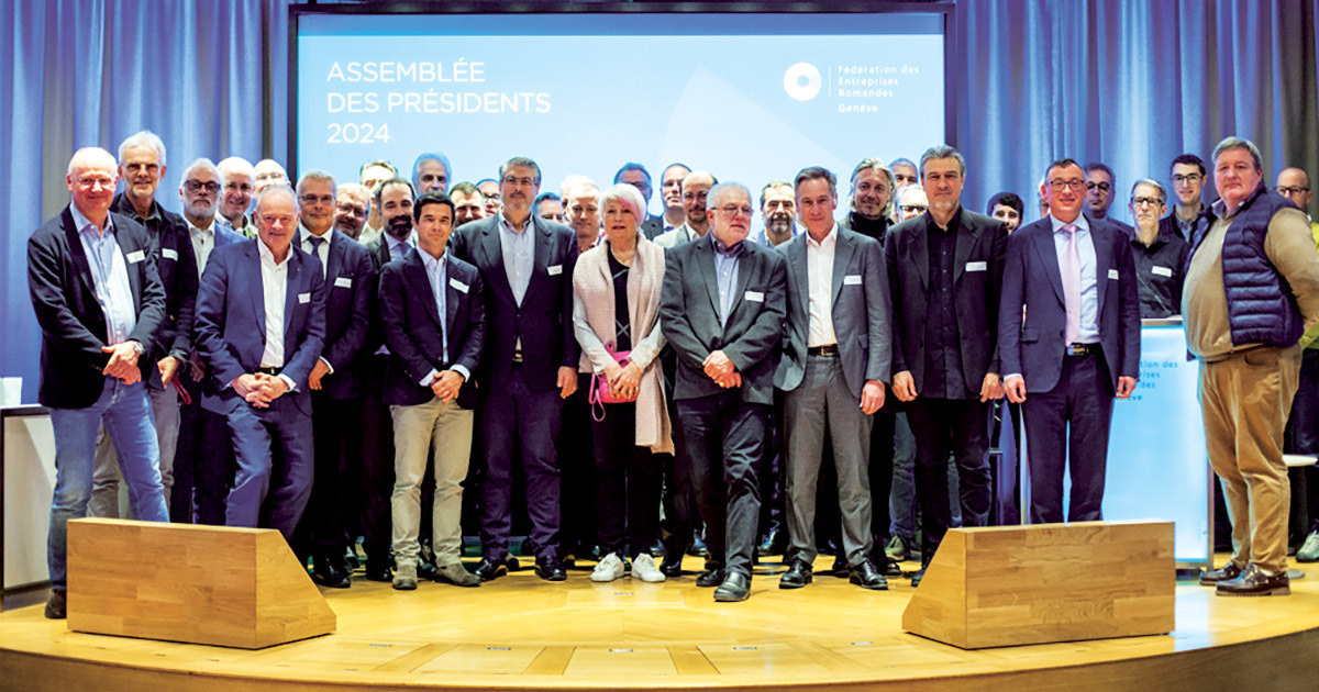 Les présidentes et présidents des associations membres de la FER Genève.