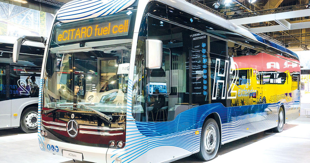 On sait déjà faire rouler des véhicules lourds à l’hydrogène.