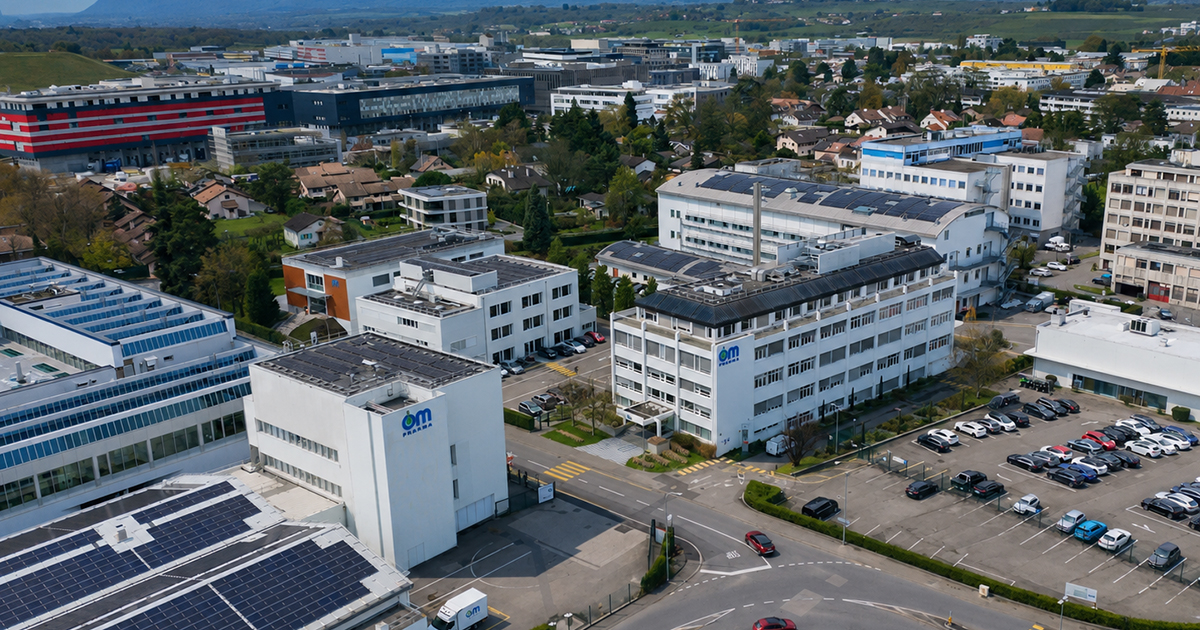 OM Pharma, sur son site meyrinois.