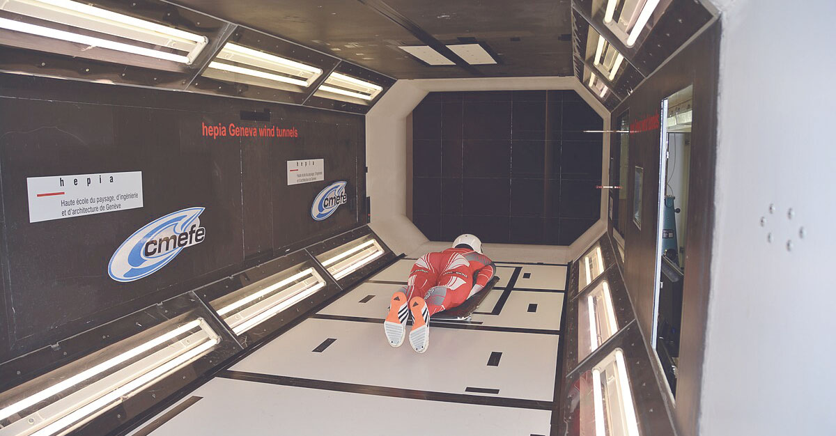 La soufflerie aérodynamique construite par la Haute école du paysage, d’ingénierie et d’architecture de Genève permet d’orienter avec précision les choix techniques.