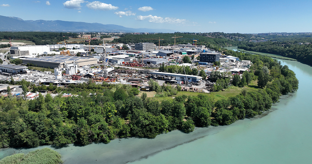 La zone industrielle du Bois-de-Bay abrite un réseau d’entreprises en transition vers l’écologie industrielle. 