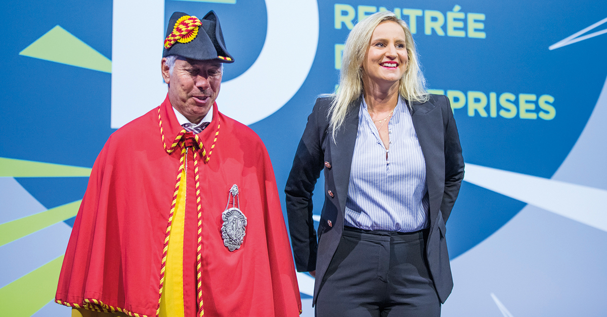 Delphine Bachmann, conseillère d'Etat en charge du Département genevois de l'économie et de l'emploi.