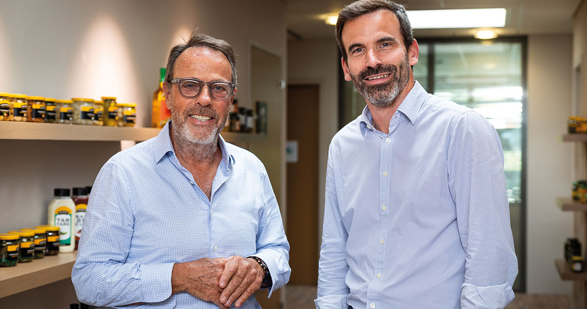 Bernard Poupon, président du Conseil d'administration, et Olivier Camille, CEO de l'entreprise Reitzel SA.