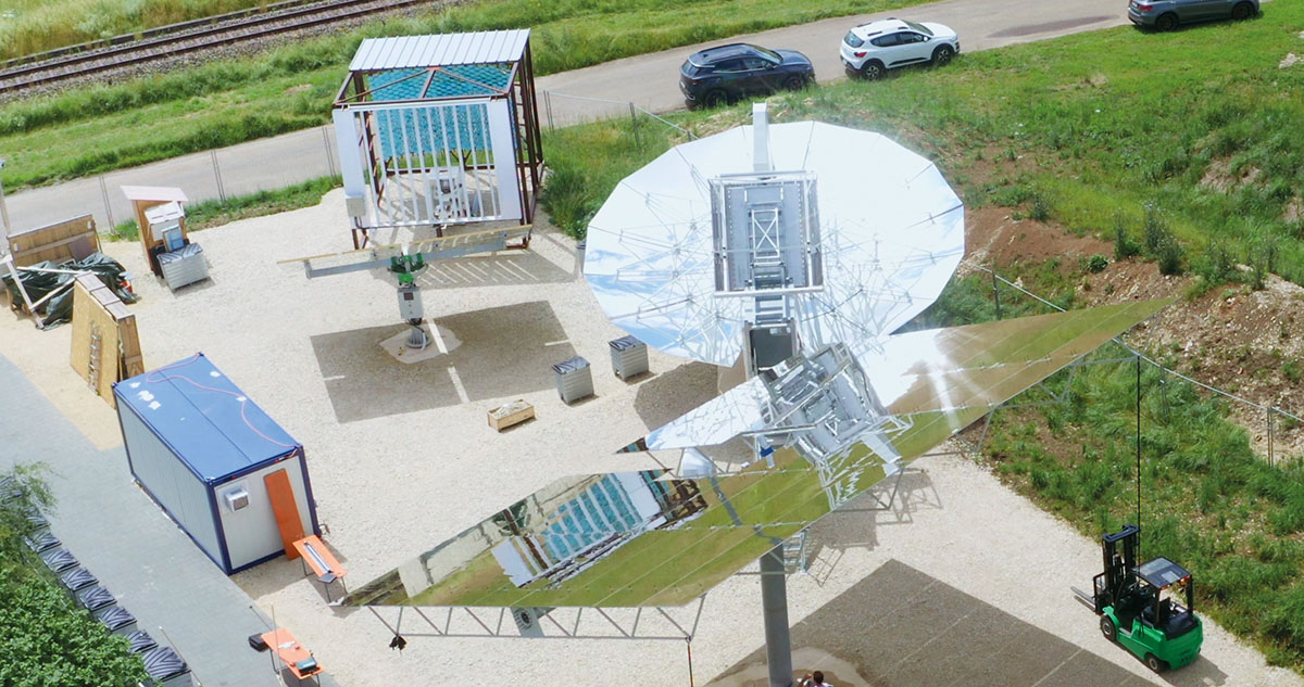 Panatere vise une production de mille tonnes d’acier solaire par an, 100% recyclé grâce aux déchets des industries locales. 