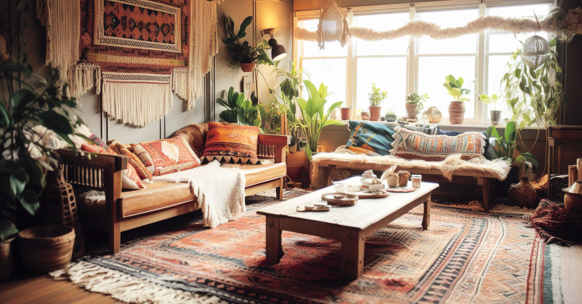Tapis, tapisseries, rideaux, tentures contribuent à garder la chaleur intérieure en hiver.